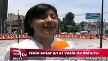 Halo solar en el Valle de México sorprende a capitalinos / Vianey Esquinca