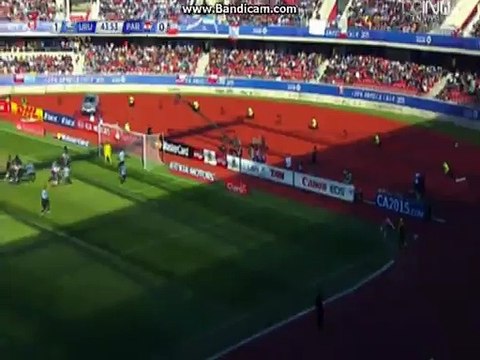 Lucas Barrios goal | Uruguay 1-1 Paraguay 20/06/2015