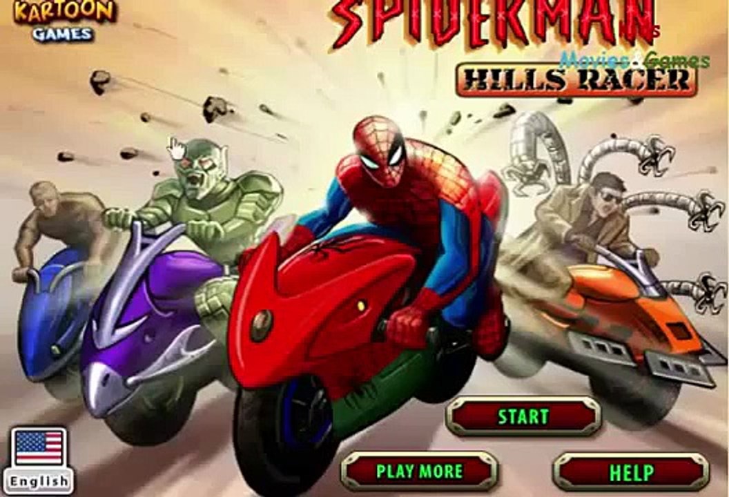 Spiderman Hills Racer game