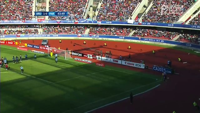 Lucas Barrios Amazing Goal 1-1 | Uruguay vs Paraguay 20.06.2015 (Copa America)