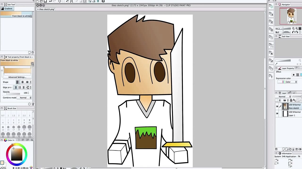Minecraft Speedart | 6rays Avatar