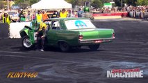 BLOKY Valiant smacks the wall HARD at Summernats 28