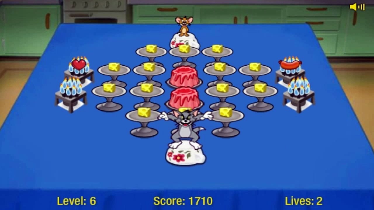 ★☆ Tom And Jerry Cartoon 2014 Food Free For All Games Compilation New HD ★☆