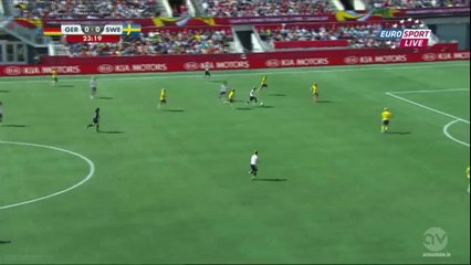 1-0 Anja Mittag Goal | Germany vs Sweden 20.06.2015
