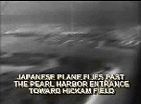 Japanese film of Pearl Harbor attack