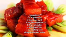 Pork Belly with Bean Curd Recipe /腐乳肉