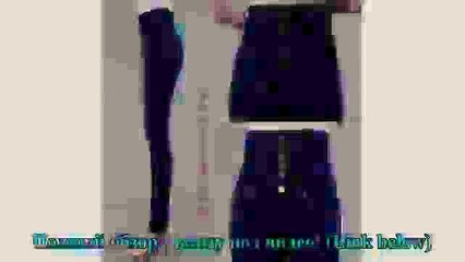 2014 Punk Female High Waist Denim Pencil Pant