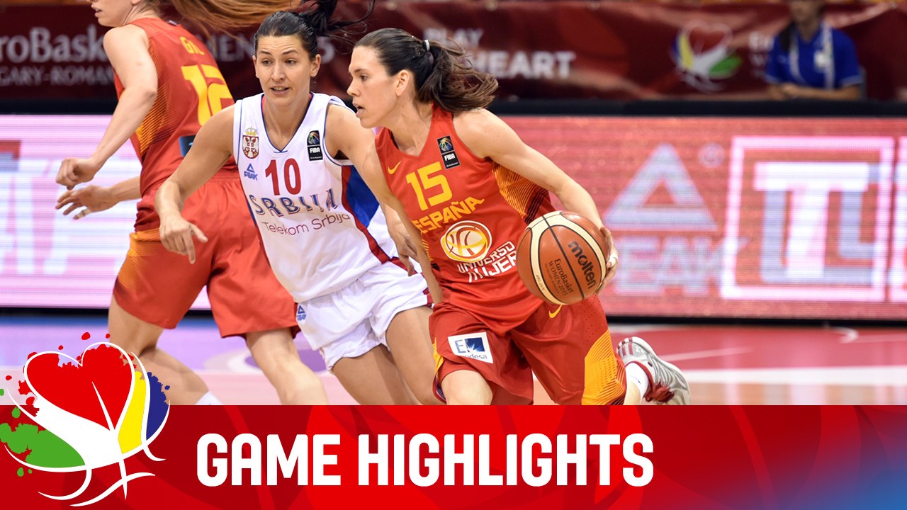 Serbia v Spain - Highlights - EuroBasket Women 2015