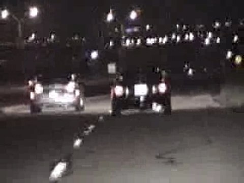 Street racing Honda Civic SI