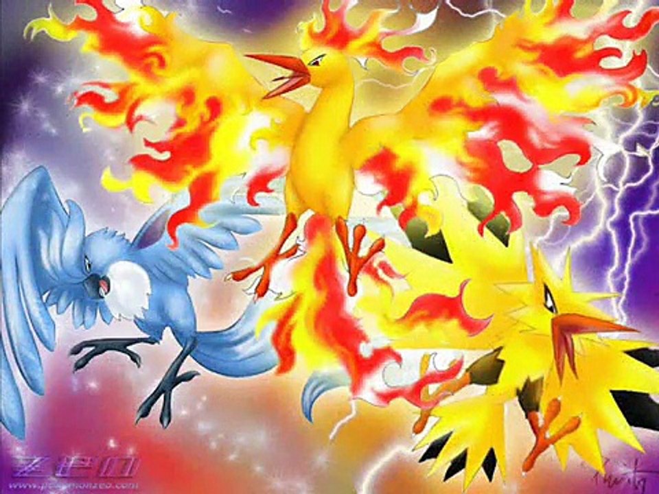 The Legendary pokemon of Kanto, Johto, Hoenn and Sinnoh