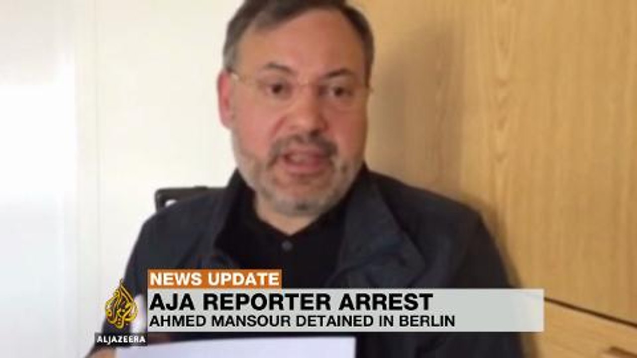 Al Jazeera journalist condemns detention in Germany