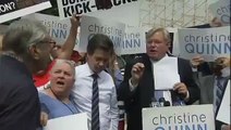WATCH: Man Slaps State Senator Brad Hoylman at Christine Quinn's Campaign Rally