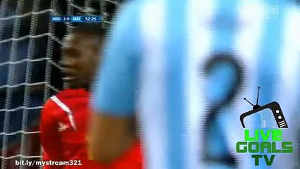 Messi Fantastic Free Kick Argentina 1-0 Jamaica