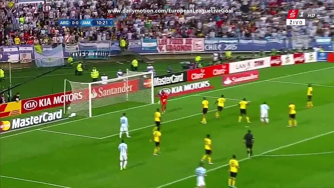 Gonzalo Higuain 1:0 | Argentina - Jamaica  20.06.2015 HD