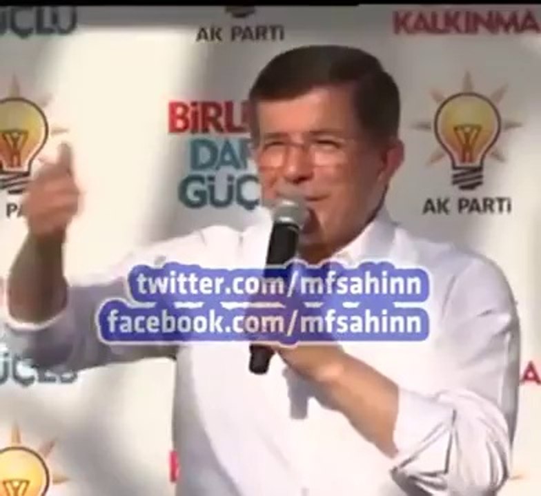 Ahmet Davutoğlu Recep Tayyip Erdoğana laf soktu !!!