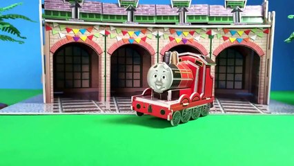 Thomas and Friends Round House with Toby Building like Mega Bloks or Lego