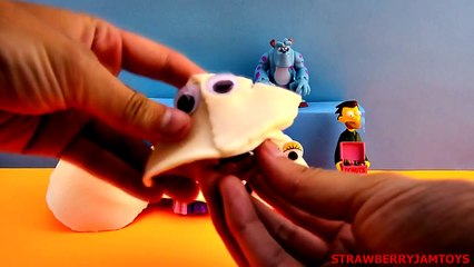 Ghosts Play Doh Princess Sofia Plants vs. Zombies Halloween Dora Surprise Eggs StrawberryJamToys