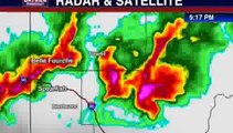 Breaking News: Large Violent Tornado Northeast of Rapid City, SD #SDWx #RapidCity #Tornado