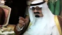 مدرس يضرب الملك عبدالله بن عبدالعزيز يومه صغير