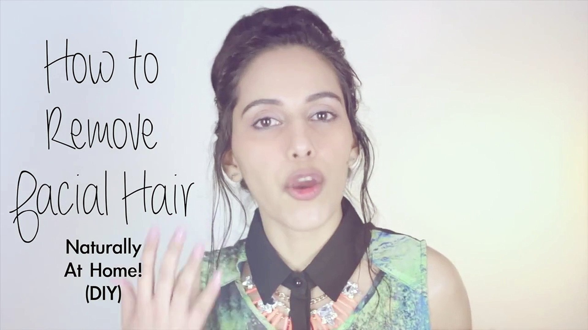 How To Remove Facial Hair Naturally At Home Diy With Simple