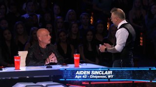 Aiden Sinclair: Howard Stern Calls Mom as Part of a Magic Act - America's Got Talent 2015