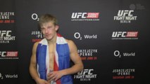 Arnold Allen post fight interview