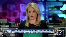 Arizona high school football player collapses, dies on field