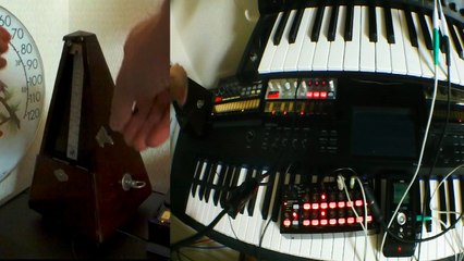 TickTick : KORG SQ-1 sync test with Metronome