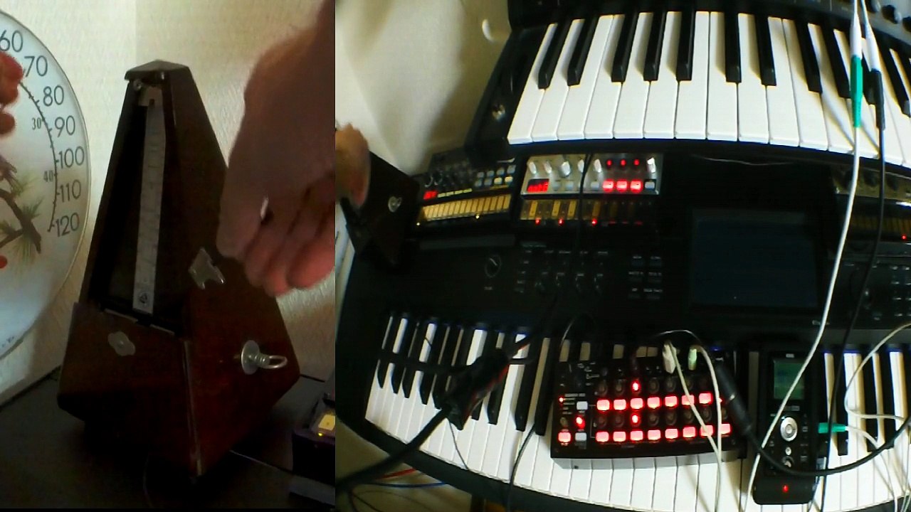 TickTick : KORG SQ-1 sync test with Metronome