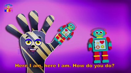 Nursery Rhymes For Children || Robot Finger Family || Robo cartoon For Children