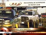 Bloqueos en Monterrey, acto desesperado del narco.