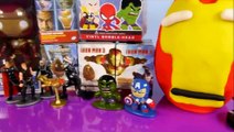 Play Doh Iron Man Funko Pop   Surprise Toy Eggs   Marvel Mystery Minis By Disney Cars Toy Club