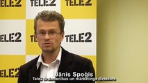 Tele2 tirdzniecības un mārketinga direktora Jāņa Spoģa uzruna