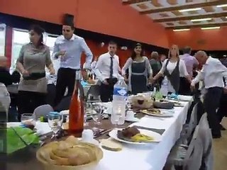 Fil rouge lors du mariage de  Lucie et Cyril