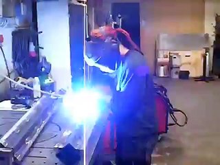 WELDING GIRL!