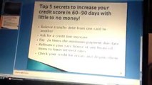 5 Secret Ways To Boost Credit Score In 30 Days - Fix Your Credit Score Fast [NO BS!]