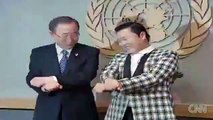 PSY and Ban Ki-moon dance Gangnam Style