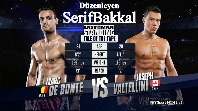 Marc de Bonte - Joseph Valtellini GLORY 17 LosAngeles Raund 123 (Bilgehan Demir Anlatımı)