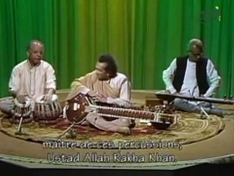 Ustad Allah Rakha and Ravi Shankar Explaning tabla taal
