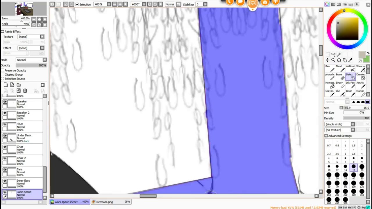 My (Old) Workspace Speedpaint (2013)