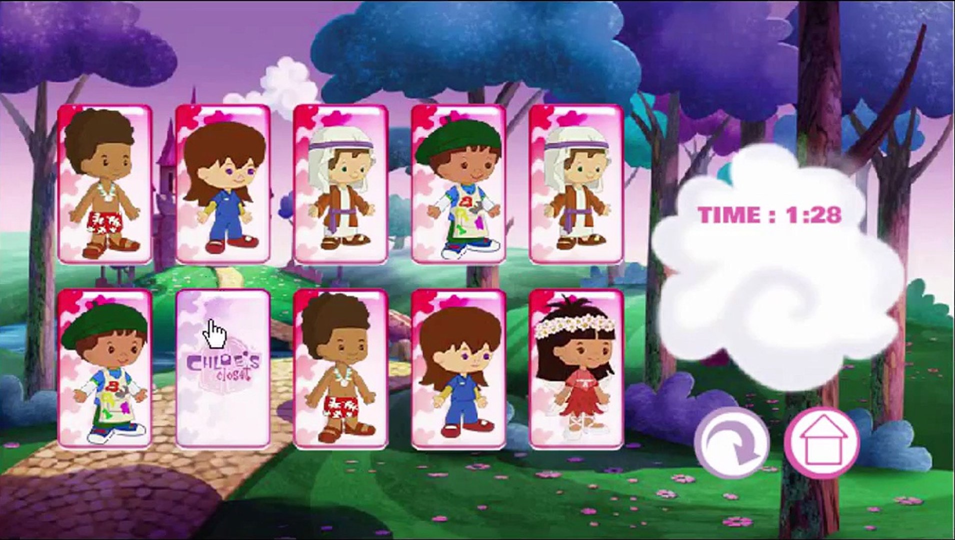 ⁣Chloe's Closet Match Game Cartoon Animation Sprout PBS Kids Game Play Walkthrough