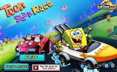 Toon Star Race | Cartoon Chracters Racing Game With Spongebob Squarepants Madagascar Pengu