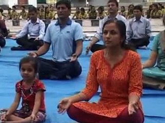 Vadodara Yoga Day Rehersal & Interview of Students