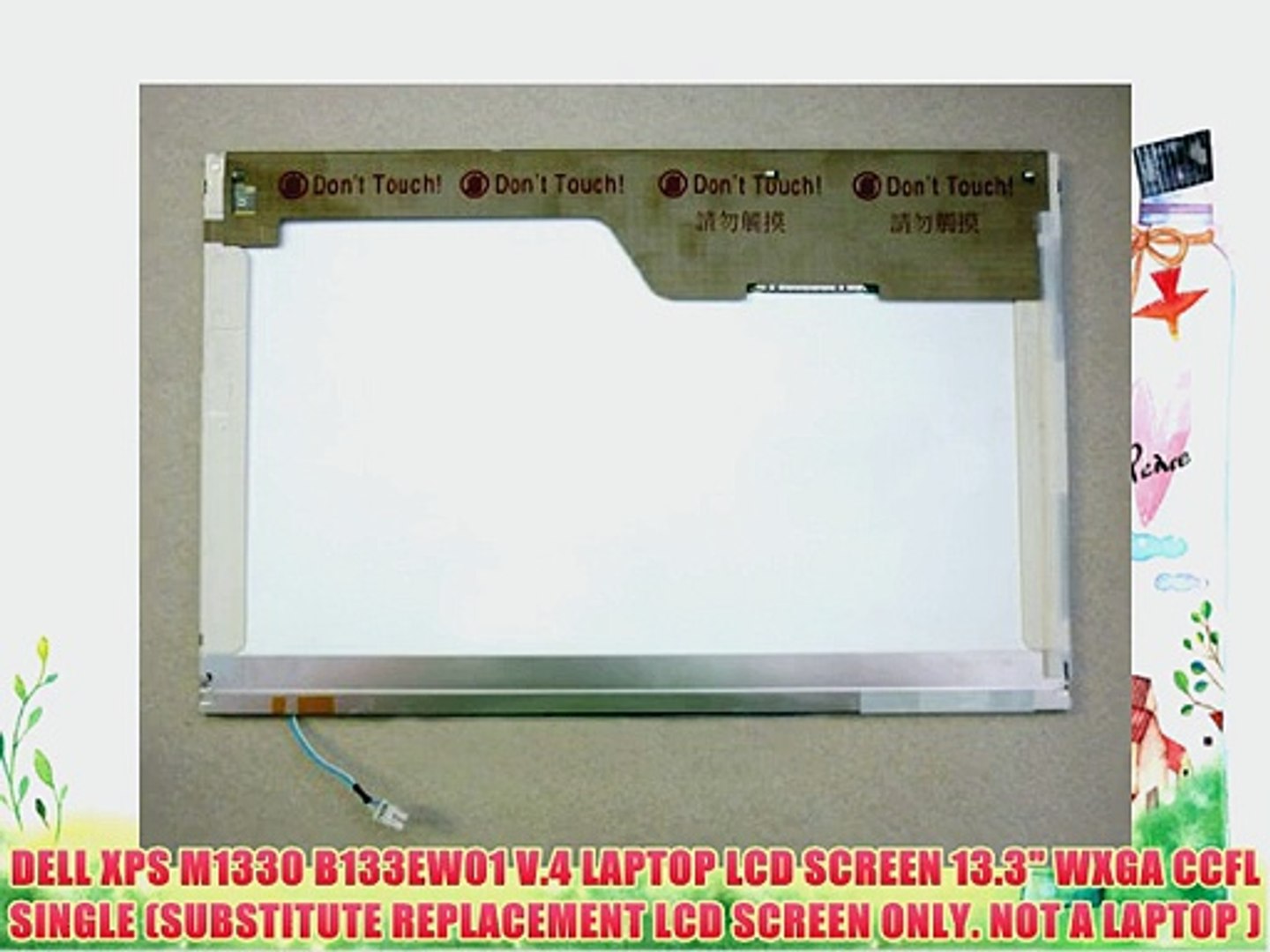 Dell Xps M1330 B133ew01 V 4 Laptop Lcd Screen 13 3 Wxga Ccfl Single Substitute Replacement Video Dailymotion
