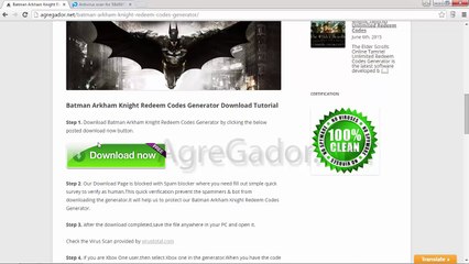 Batman Arkham Knight Redeem Codes Generator Free Download