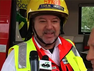 20101017 incidente in stazione a Vicenza, ma è solo finzione