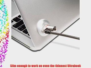 Kensington MicroSaver Ultrabook Laptop Keyed Lock with Security Slot Adapter (K64994AM)