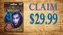 Get free World of Warcraft 60 day Subscription card codes generator with Proof works in 2015