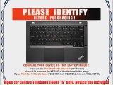 Decalrus - Lenovo Thinkpad T440s S 14 Screen BLACK Texture Carbon Fiber skin skins decal for