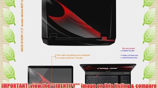 Decalrus MATTE Protective Decal Skin Sticker for ASUS G75 Series G75VW with 17.3in Screen (IMPORTANT:
